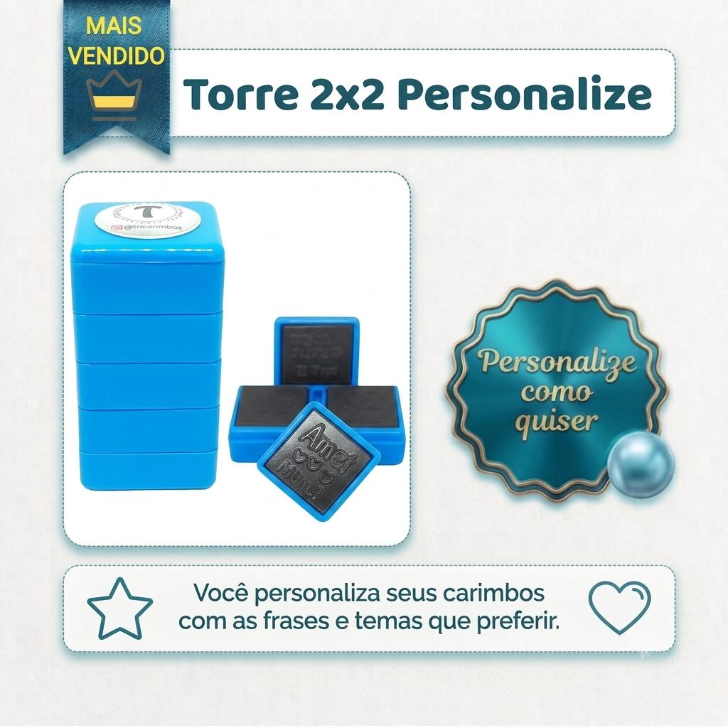 Crie seus carimbos 2x2 a partir de: